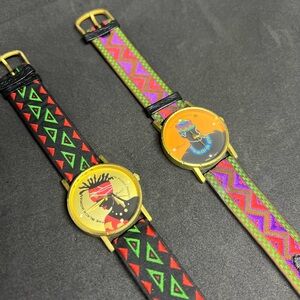 RARE FIND VINTAGE KACY WORLD COLORS WATCHES